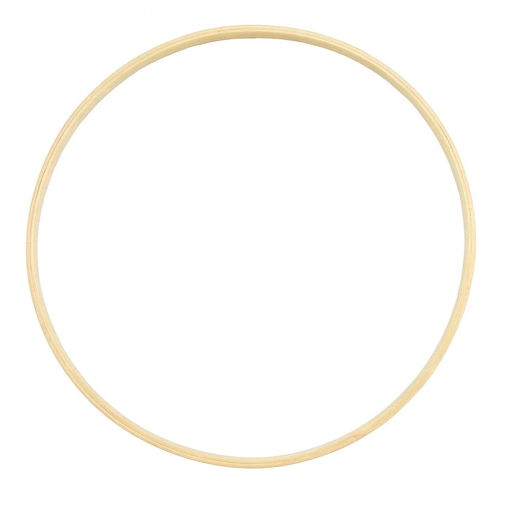 Aros de madera macramé