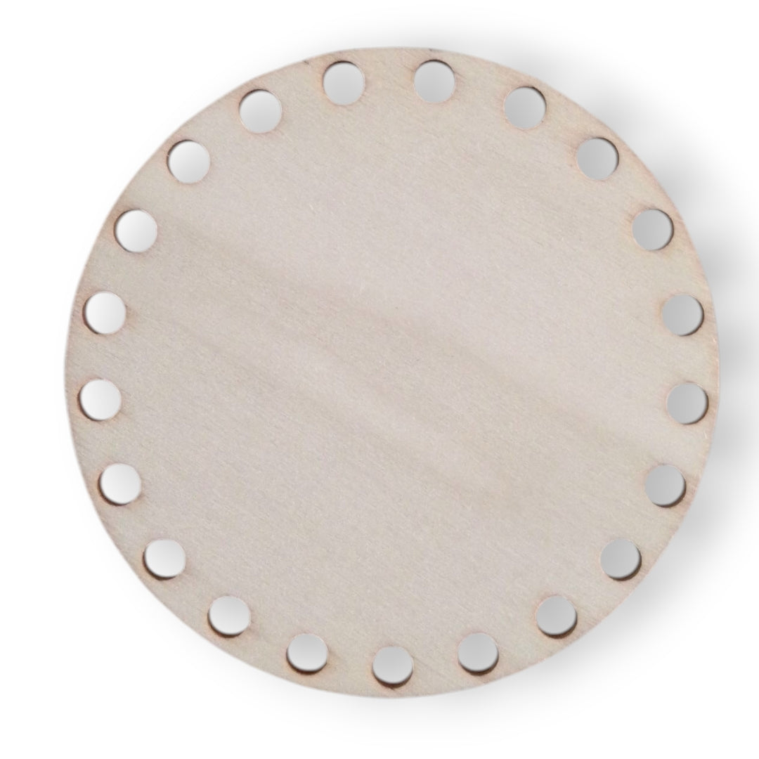 Base de madera circular para tejer 10 cm