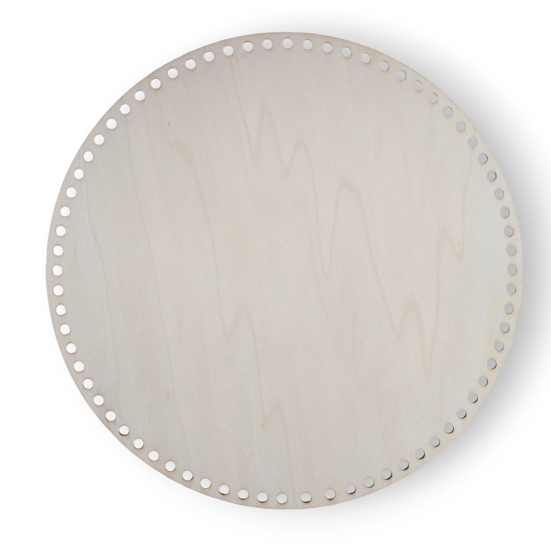 Base de madera circular para tejer 30 cm