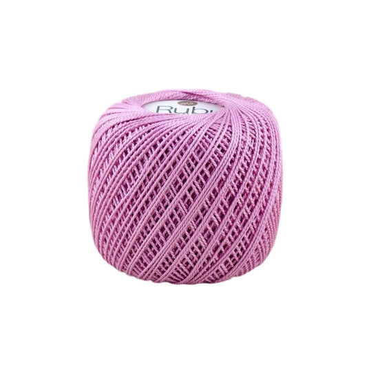 Ovillo Perlé Rubí Oro nº8 – Algodón mercerizado, bordado fino