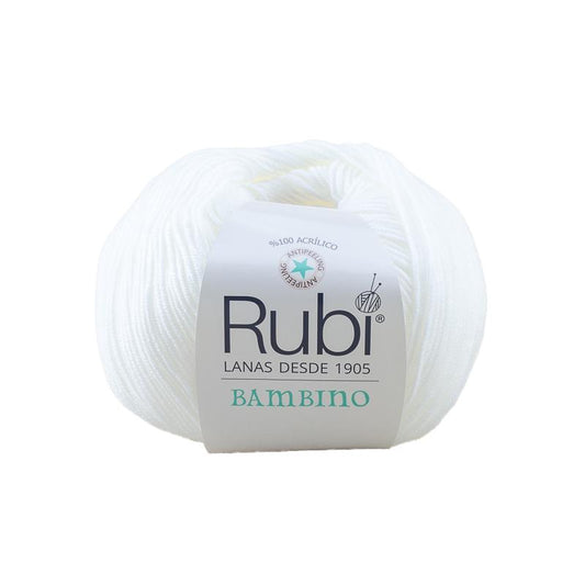 Ovillo Rubí Bambino – Lana premium 100 g, prendas infantiles