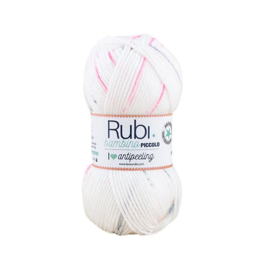 Ovillo Rubí Bambino Piccolo – Lana antipilling 100 g, prendas bebé