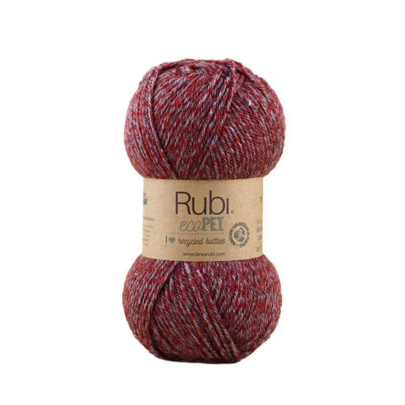 Ruby Eco PET Ball – Fibre recyclée à partir de bouteilles, 100 g, durable