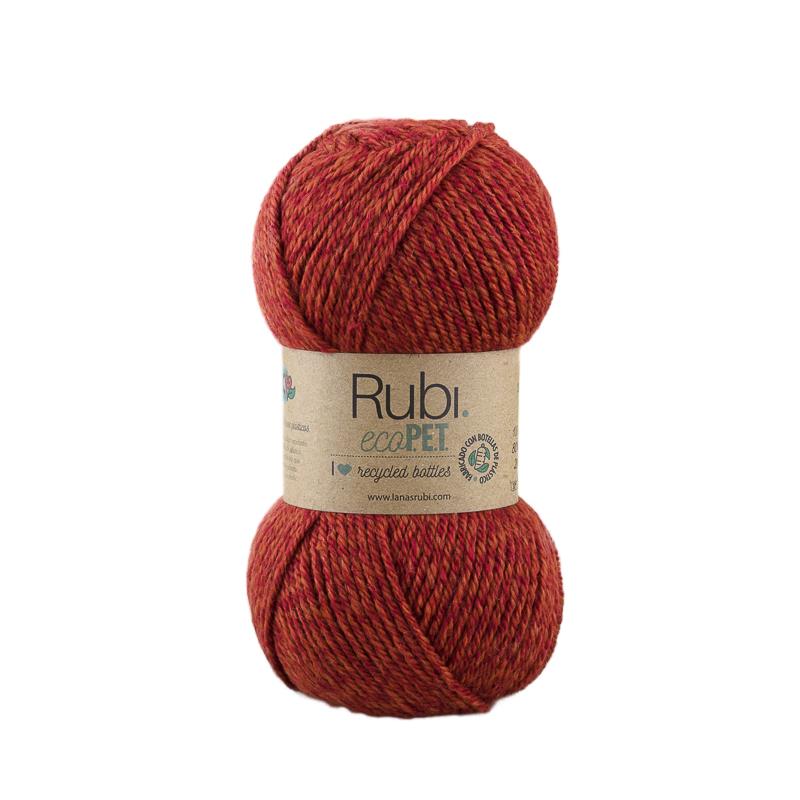 Ruby Eco PET Ball – Fibre recyclée à partir de bouteilles, 100 g, durable