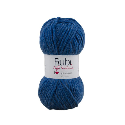 Ovillo Rubí Soft Mohair – Lana con merino y mohair 100 g, suave y cálido