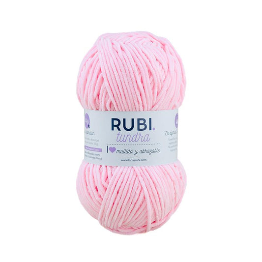 Ovillo Rubí Tundra – Chenilla 100 g, mullido y cálido