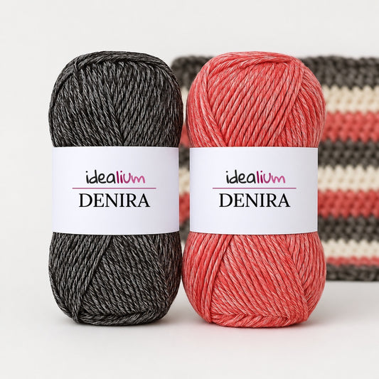 Denira · Algodón jaspeado efecto denim