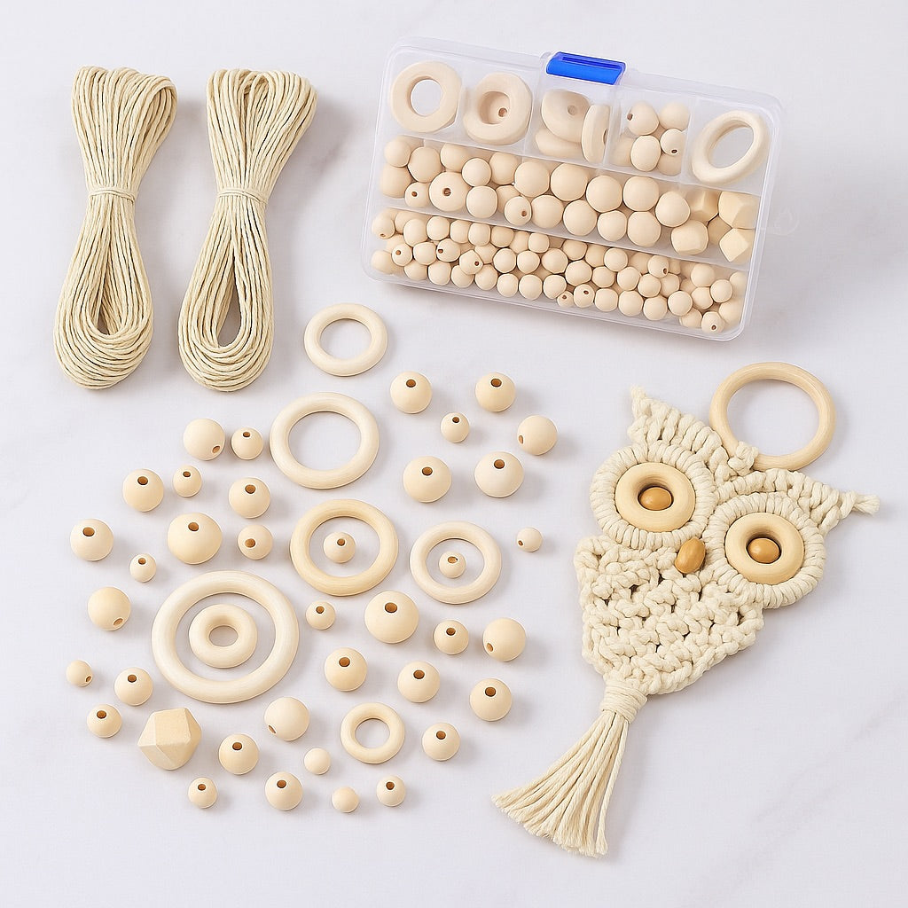 kit completo en caja para macramé