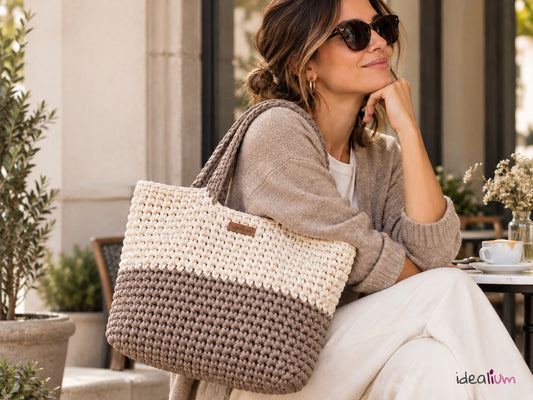 bolsos de crochet fáciles para volver a tejer en septiembre