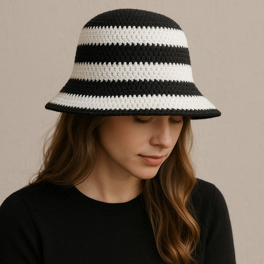 Patrón Bucket Hat Duna tejido con ganchillo Idealium