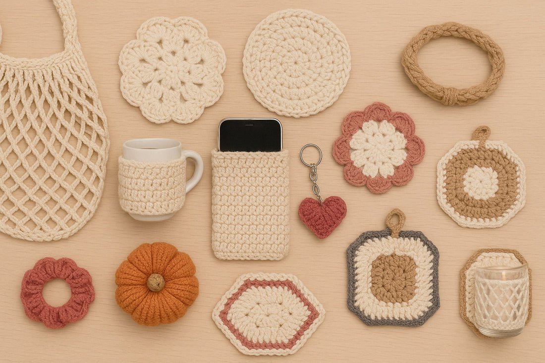 Proyectos rápidos de ganchillo para principiantes