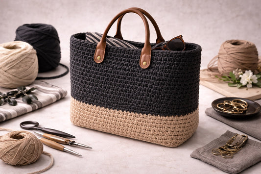 bolso shopper de trapillo o cordón