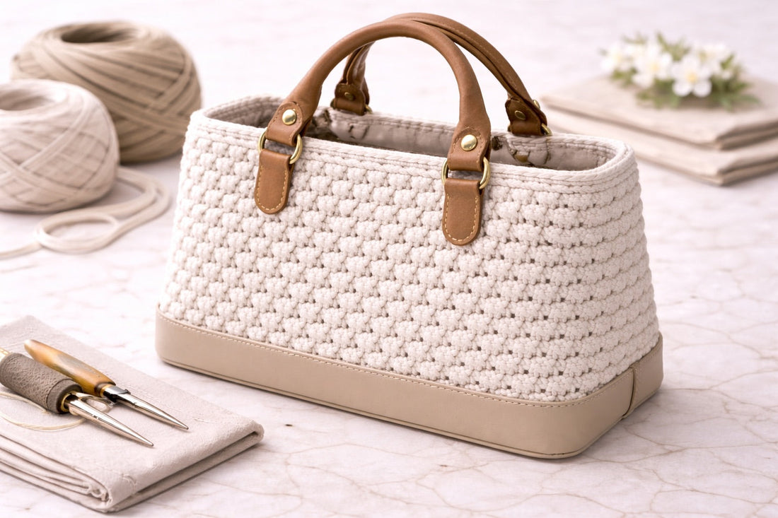 Cómo integrar una base rígida en un bolso de trapillo