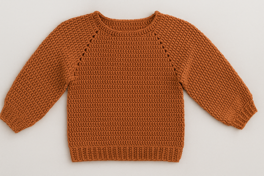 jersey top down a ganchillo