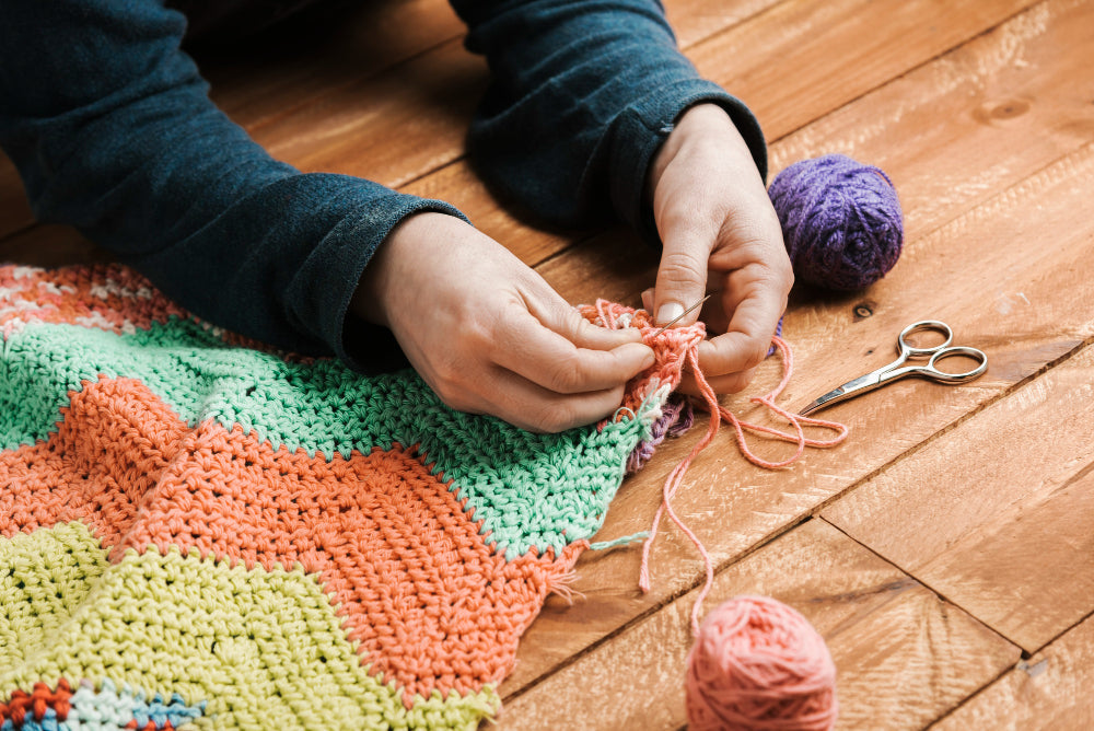 manta de crochet