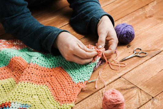 manta de crochet