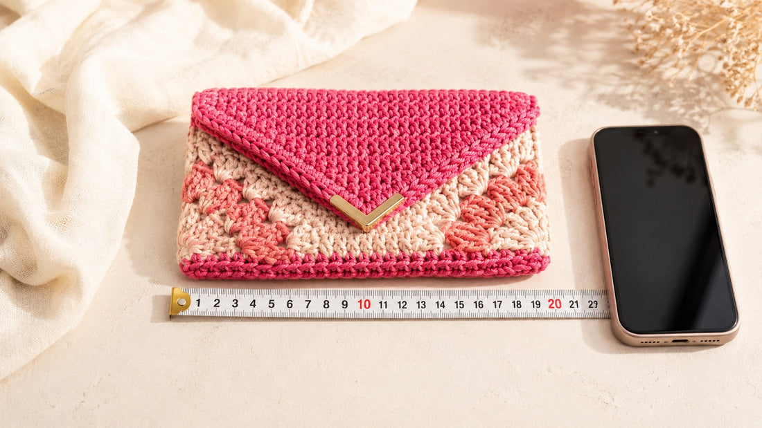 Medidas de bolsos de crochet