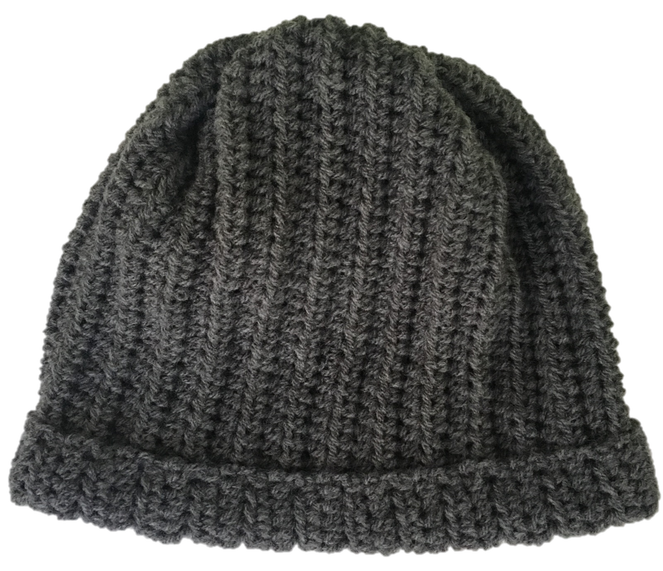 patron para tejer gorro unisex ribbon K idealium