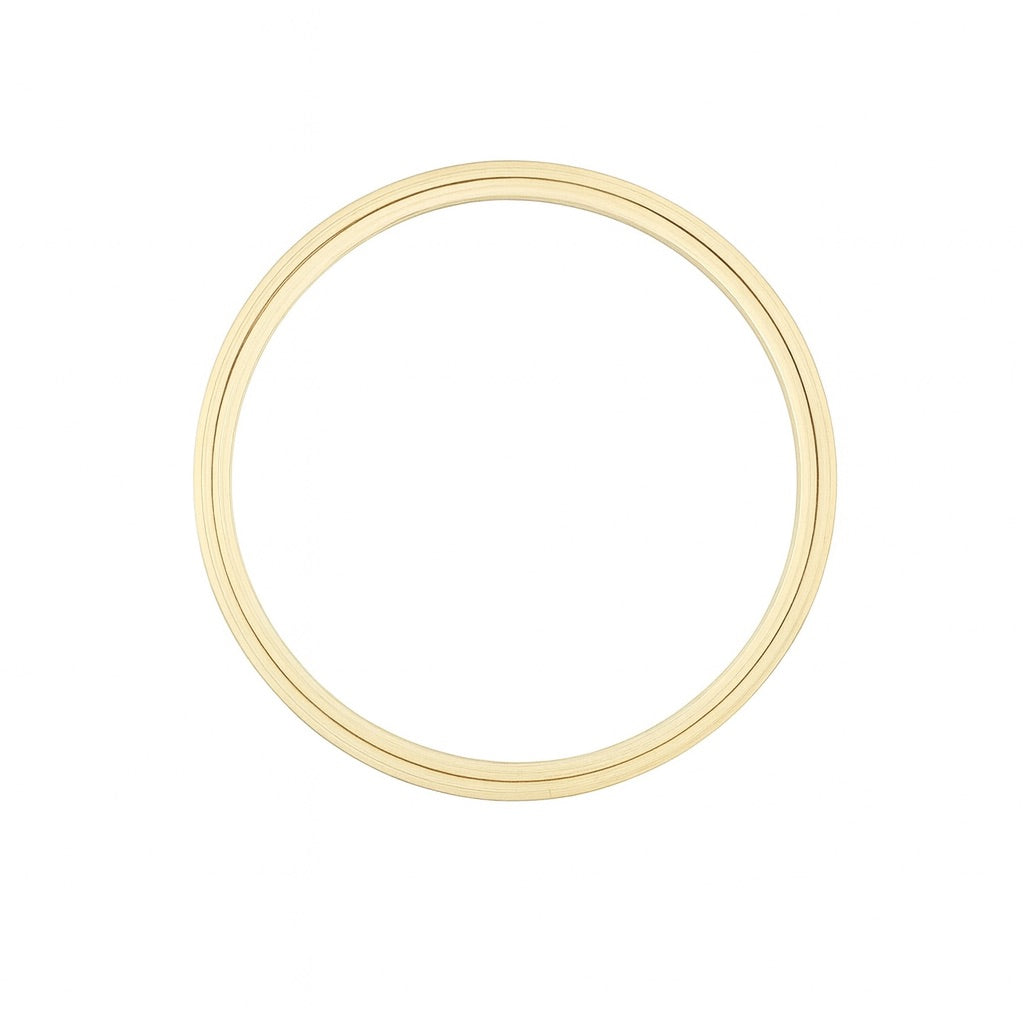 Aro de madera doble para macramé