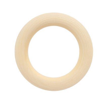 Aros de Madera Natural Ø50 mm | Macramé