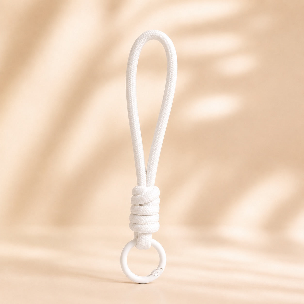 Asa de muñeca de cordón color blanco para clutch