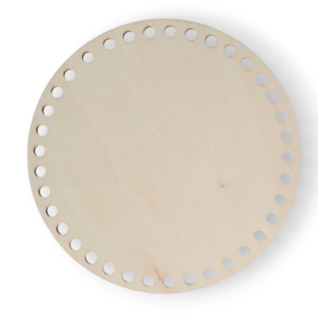 Base de madera circular para tejer 15 cm