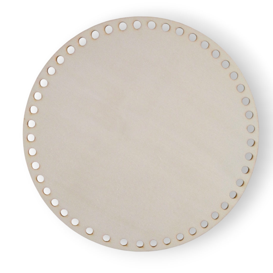 Base de madera circular para tejer 20 cm