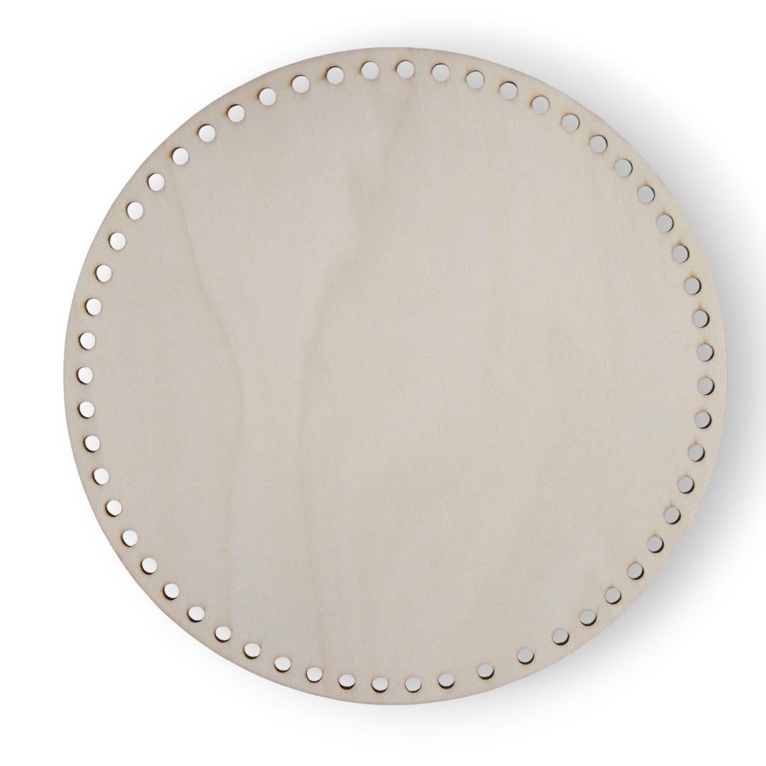 Base de madera circular para tejer 25 cm