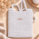Senda crochet shopping bag kit – S005 White