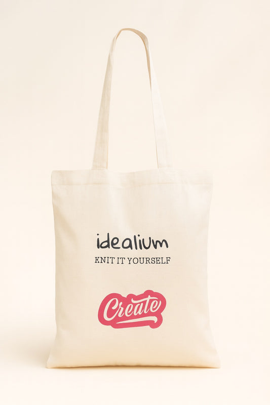 Bolsa de algodón Idealium para guardar tus ovillos