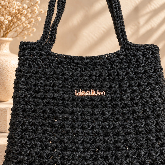 Kit Bolsa Shopping Senda a crochet