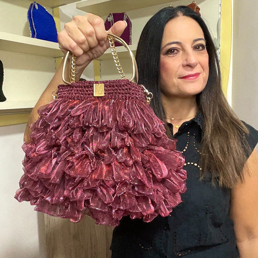 Kit Bolso Nuvoletta a Crochet · Colección Fiesta