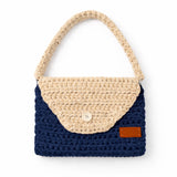 Kit Bolso Naturly · Teje tu bolso de trapillo – Color Azul marino
