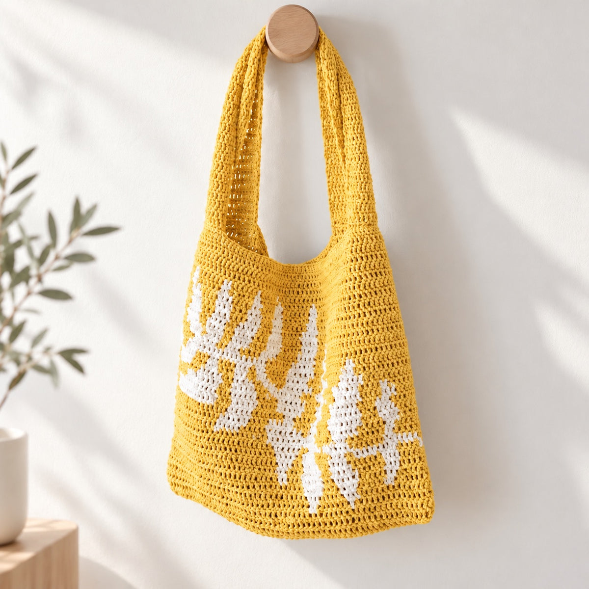 Kit La Ramita – Saco tote em croché