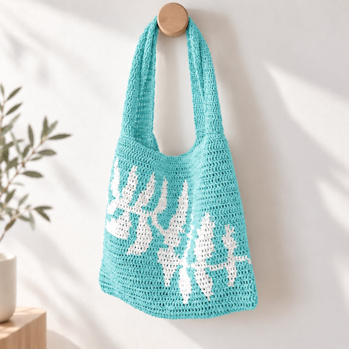 Kit La Ramita – Saco tote em croché