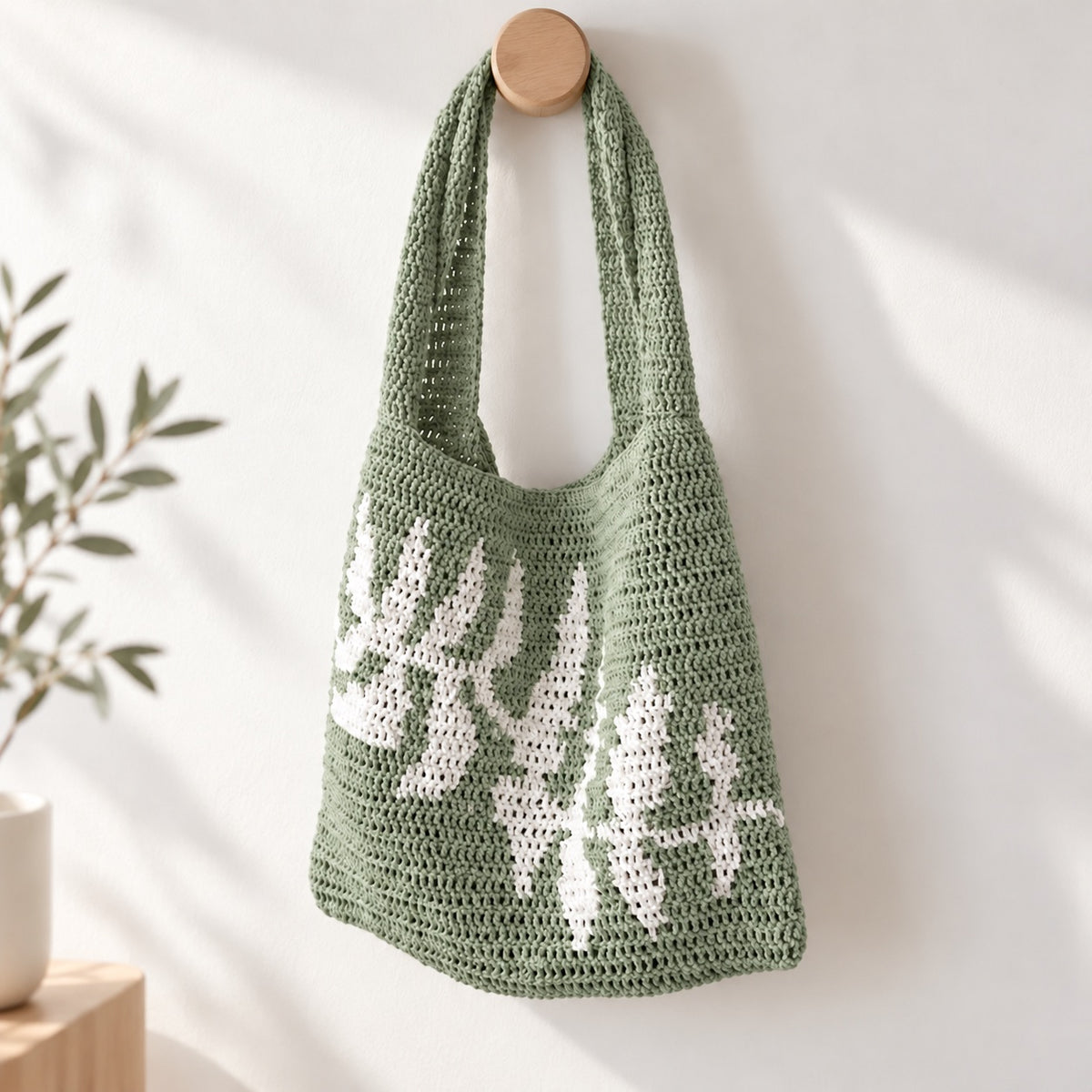 Kit La Ramita – Saco tote em croché