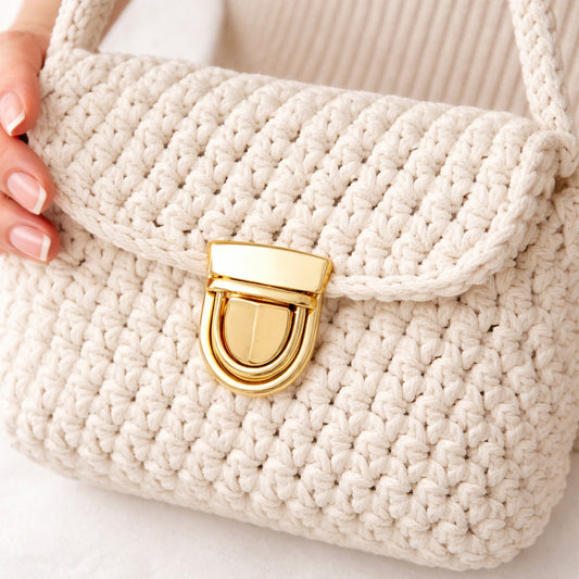 Broche metálico tipo clip para bolso