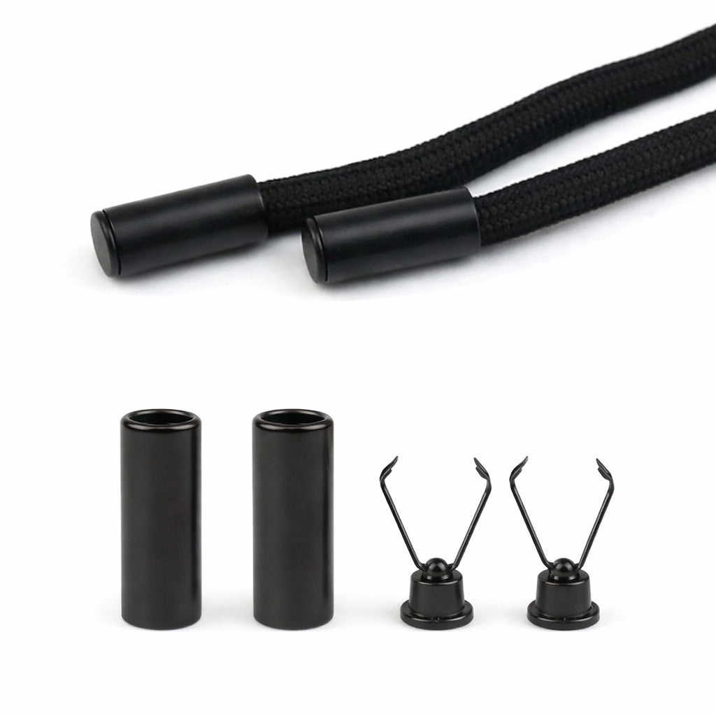 Cierres metálicos para cordón (pack 2 piezas)