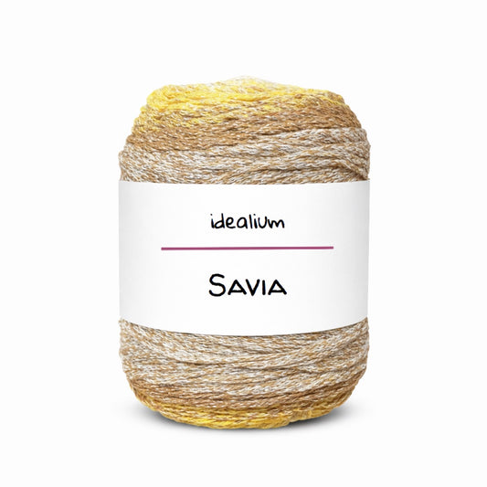 Cordón Savia · Multicolor tonos tierra con lúrex 190g