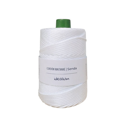 Cordón Idealium Senda 3 mm para Macramé – color 005 blanco