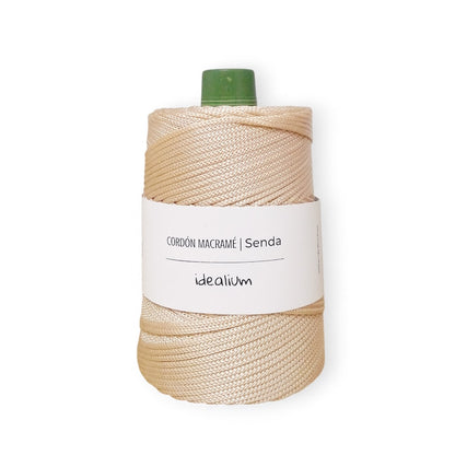 Cordón Idealium Senda 3 mm para Macramé – color 010 beige