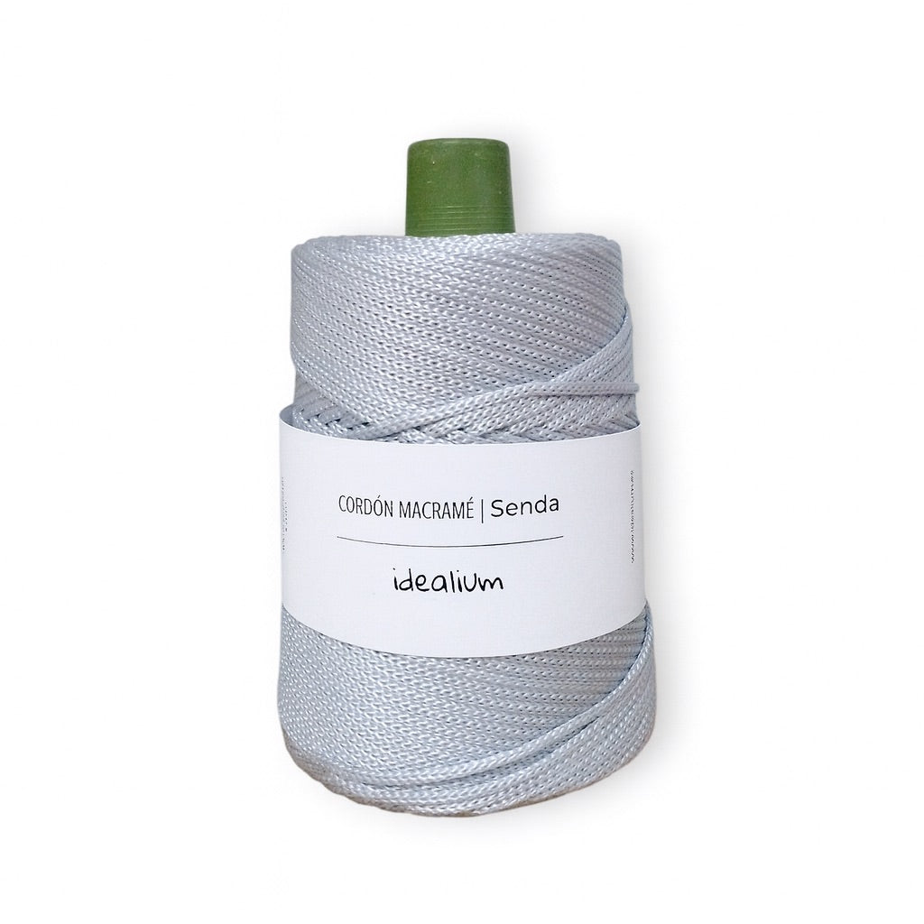 Cordón Idealium Senda 3 mm para Macramé – color 018 gris claro