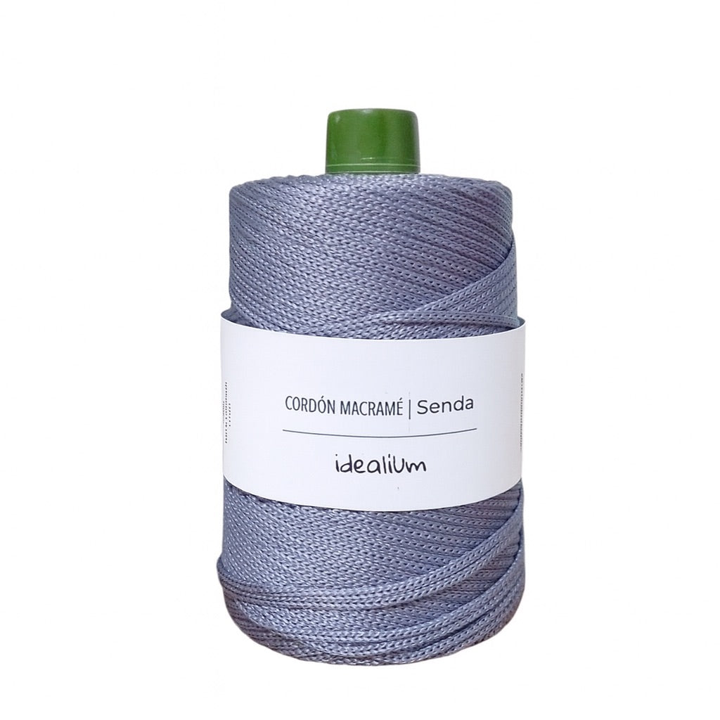 Cordón Idealium Senda 3 mm para Macramé – color 019 gris oscuro