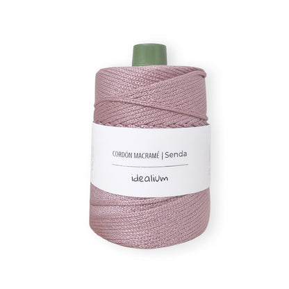 Cordón Idealium Senda 3 mm para Macramé – color 023 rosa empolvado