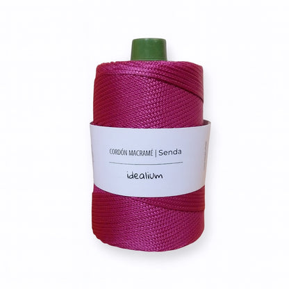 Cordón Idealium Senda 3 mm para Macramé – color 024 frambuesa