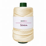 Senda · 3-mm-Flechtkordel für Crochet – Farbe S009 Rohweiß