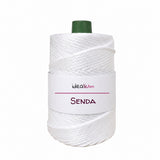 Senda · 3-mm-Flechtkordel für Crochet – Farbe S005 Weiß