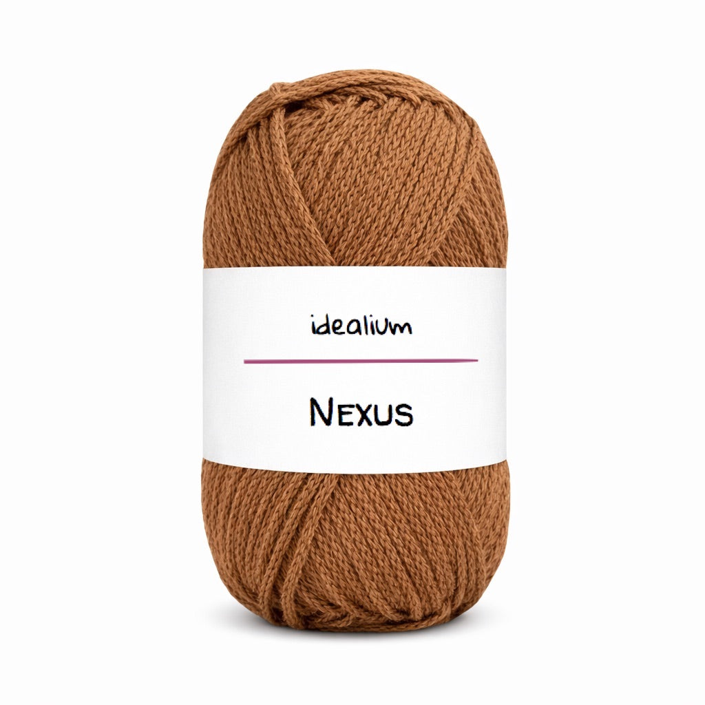 Nexus · Cordón fino de algodón 2 mm 115 Marrón