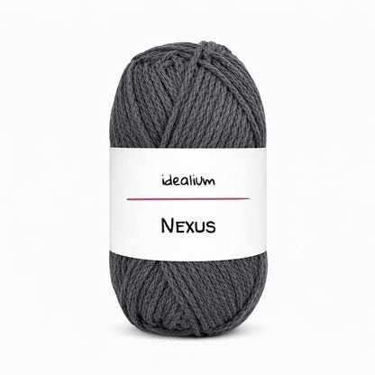 Nexus · Cordón fino de algodón 2 mm 123 Gris oscuro