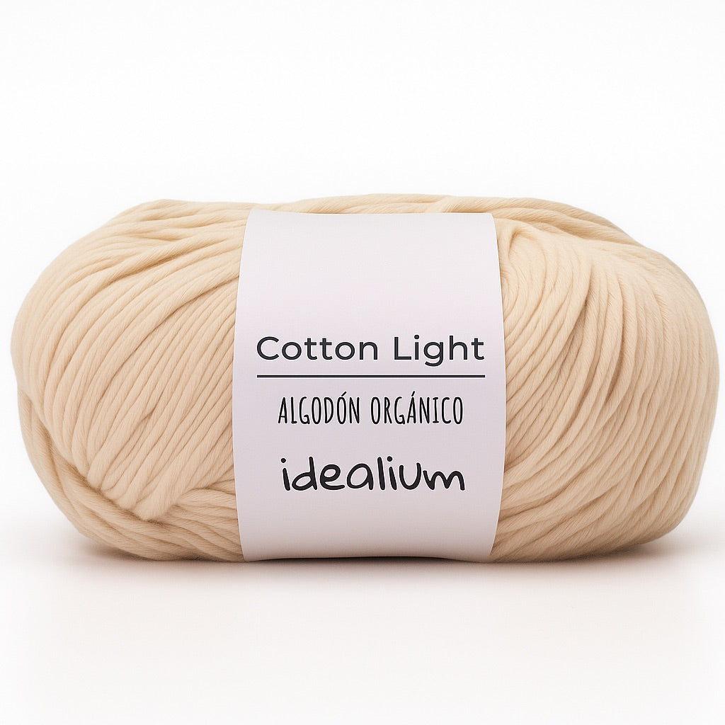 Ovillo Idealium Cotton Light – Algodón 50 g color 001